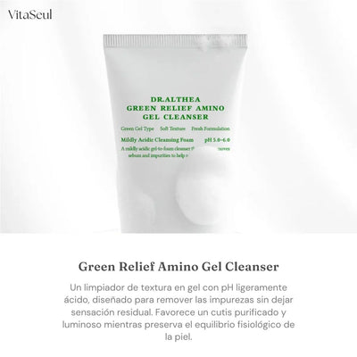 Green Relief Amino Gel Cleanser — Limpiador en Gel