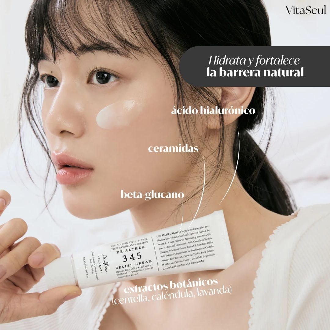 345 Relief Cream — Crema Calmante Coreana