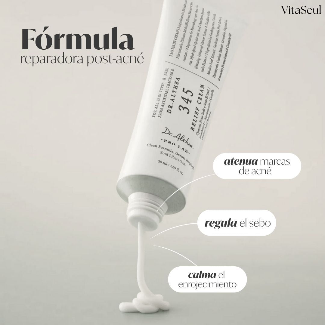 345 Relief Cream — Crema Calmante Coreana