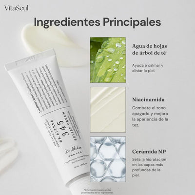 345 Relief Cream — Crema Calmante Coreana